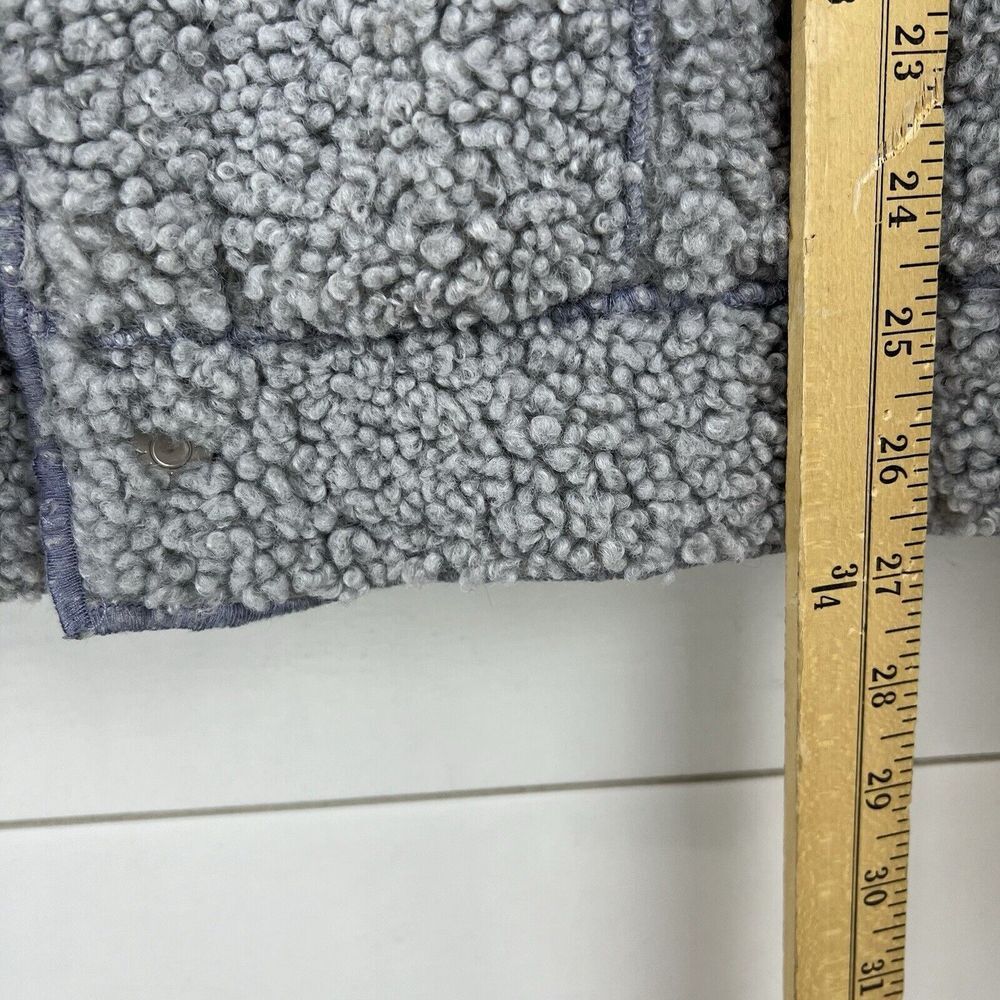 Smiley Sherpa Jacket Cashmere Rabbit Hair Men's Small (fits loose) - Picture 15 of 16